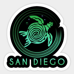 San Diego Tribal Turtle Sticker